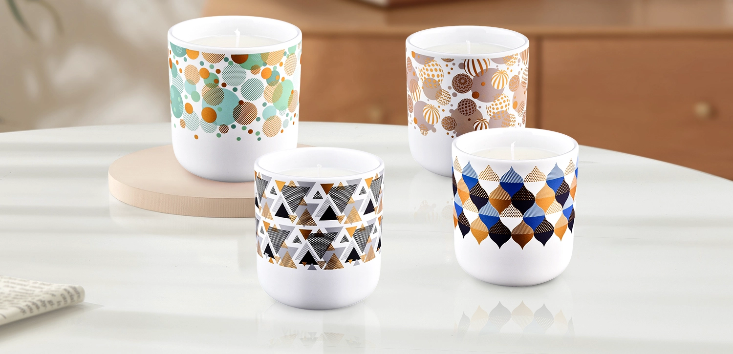 Ceramic Candle containers wholesale