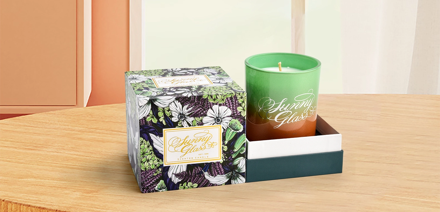 Wholesale exquisite pattern dark green design candle holder packaging box gift box Wholesale exquisite pattern dark green design candle holder packaging box gift box