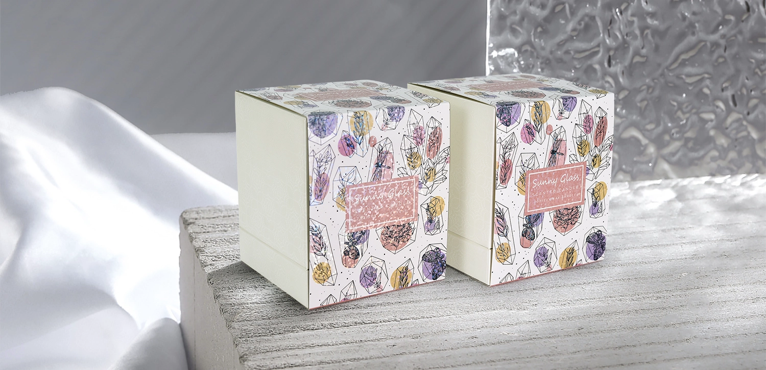 Wholesale candle holder diamond packaging box gift box box