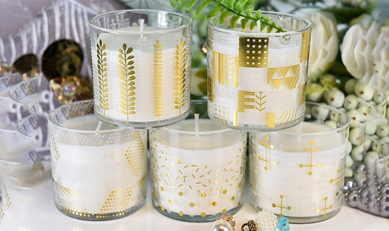 glass candle jars