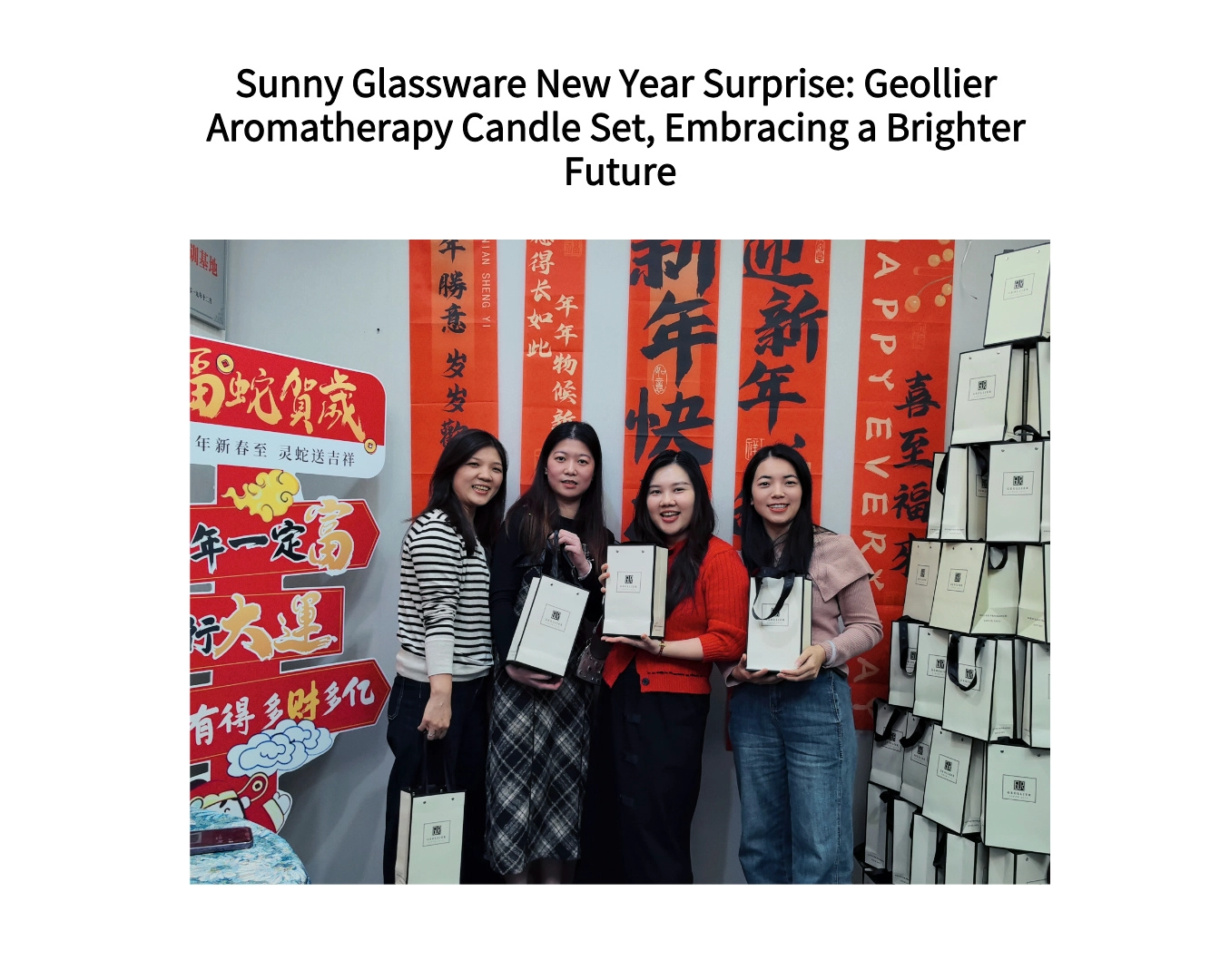 Sunny Glassware New Year Surprise: Geollier Aromatherapy Candle Set, Embracing a Brighter Future Sunny Glassware New Year Surprise: Geollier Aromatherapy Candle Set, Embracing a Brighter Future