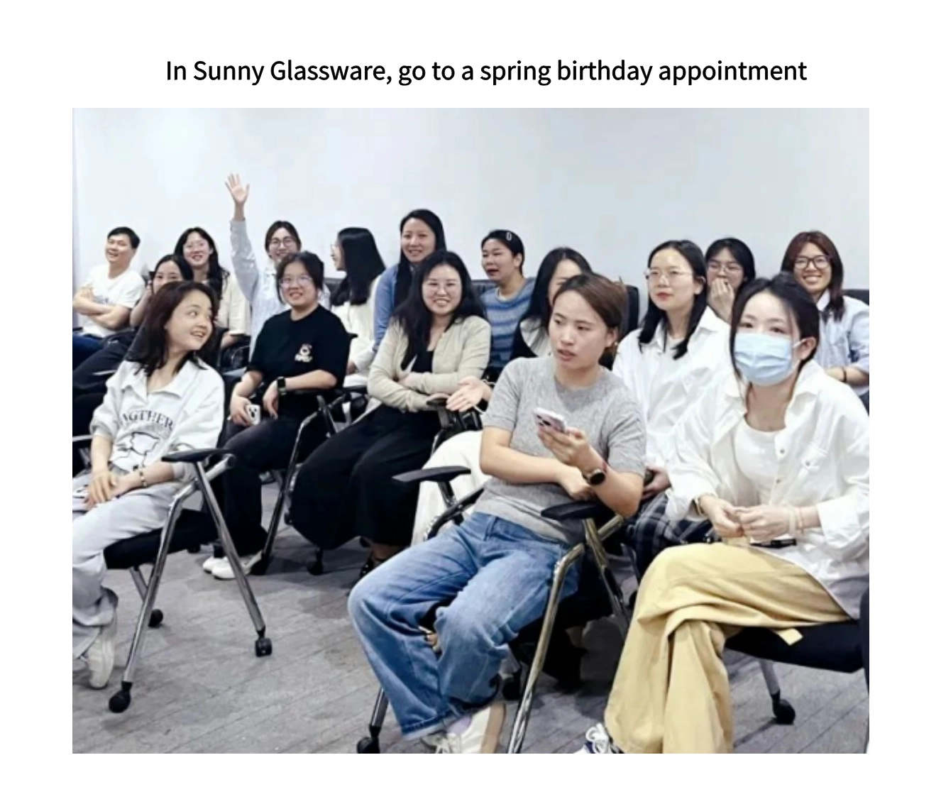 In Sunny Glassware, go to a spring birthday appointment In Sunny Glassware, go to a spring birthday appointment