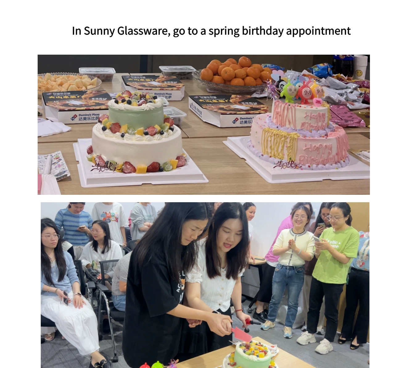 In Sunny Glassware, go to a spring birthday appointment In Sunny Glassware, go to a spring birthday appointment