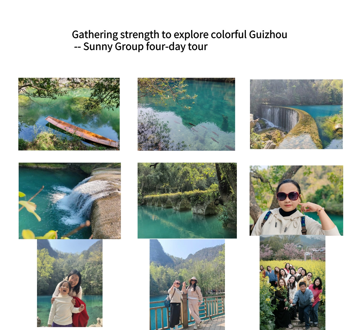 Gathering strength to explore colorful Guizhou-- Sunny Group four-day tour Gathering strength to explore colorful Guizhou-- Sunny Group four-day tour