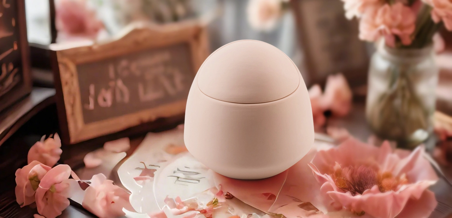 Mother's Day limited edition ceramic candle cans with lids wholesale-Pink Mother's Day limited edition ceramic candle cans with lids wholesale-Pink
