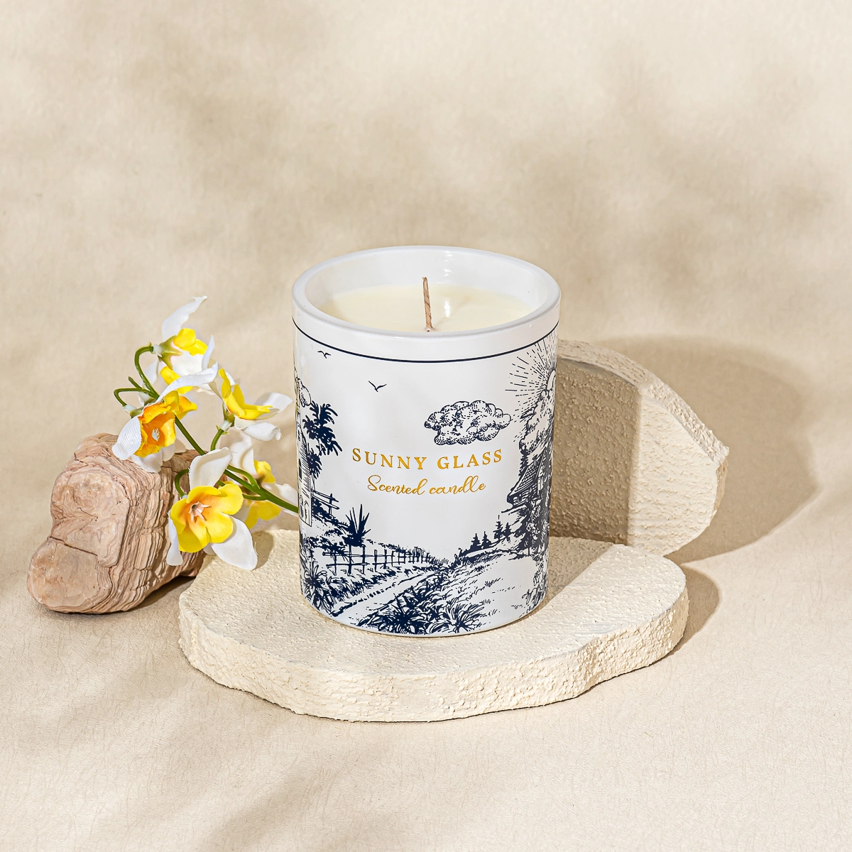 With porcelain as the paper, the long-lasting affection for Father's Day is painte