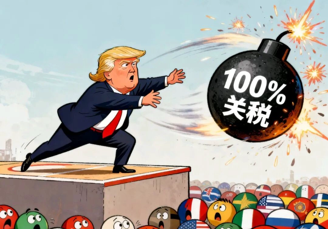 100％関税ハンマー一撃！