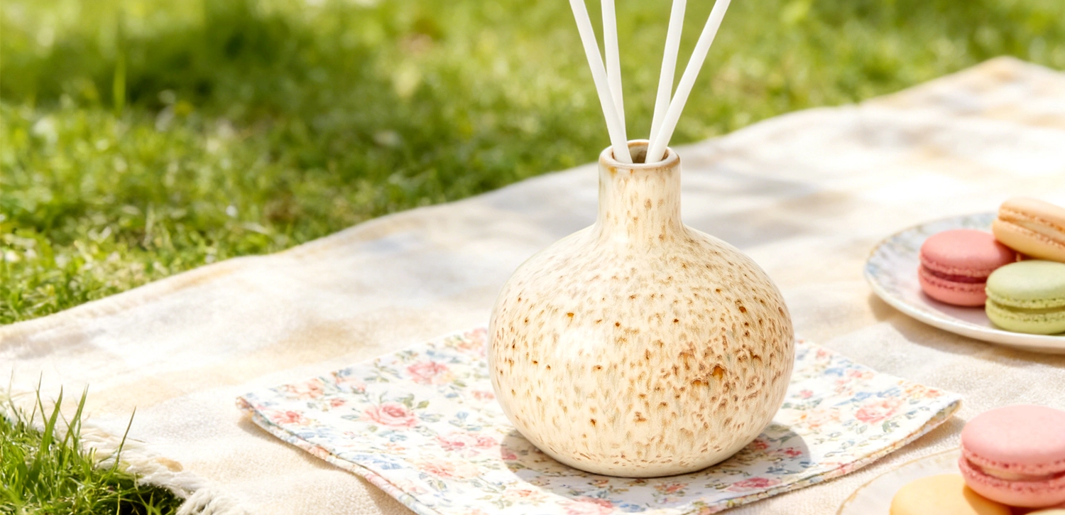 Custom Japanese Speckled Glaze Ceramic Reed Diffusers Custom Japanese Speckled Glaze Ceramic Reed Diffusers