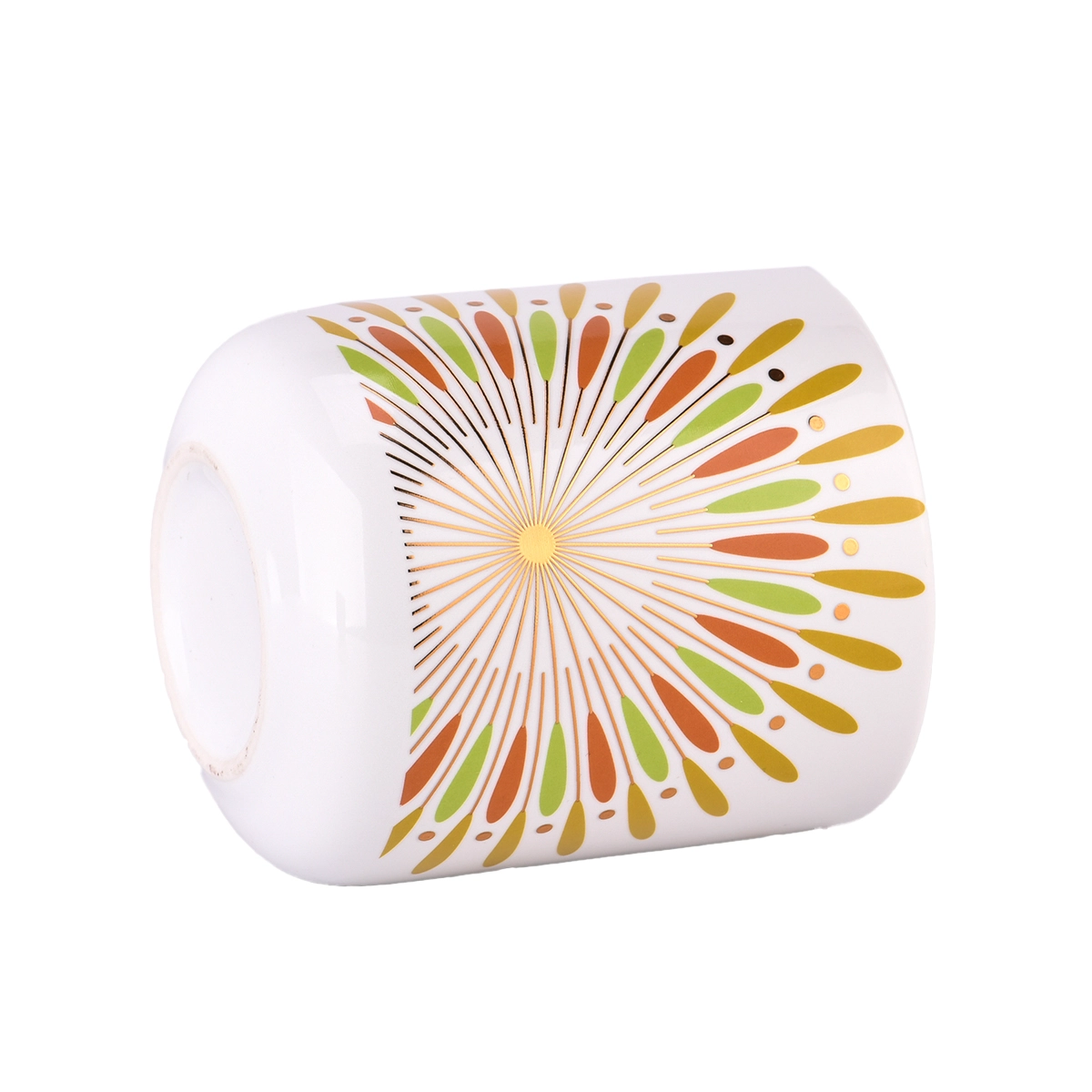 Custom Decorative Ceramic Candle Jar For Home Decor 