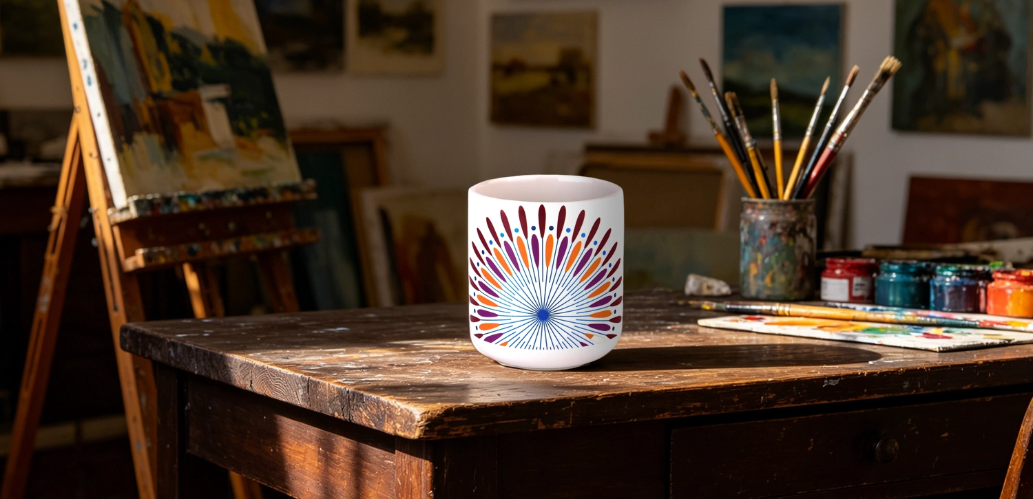 Luxury Colorful Decorative Ceramic Candle Jar Scented Candle Container Manufacturer