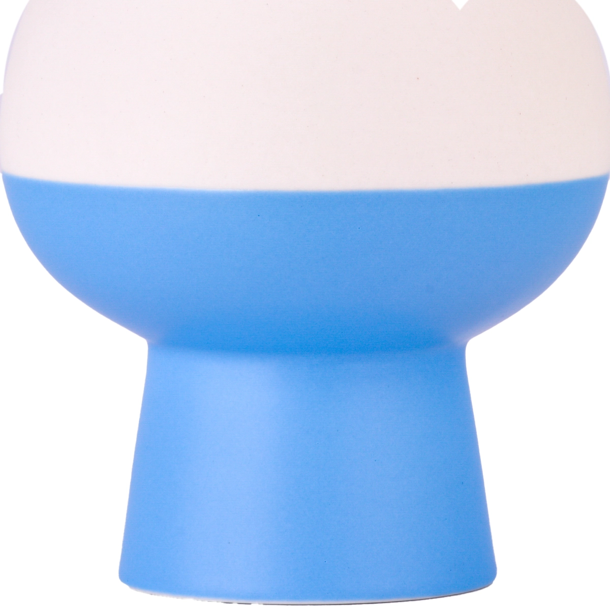  Candelero de cerámica azul personalizado para fabricación de velas