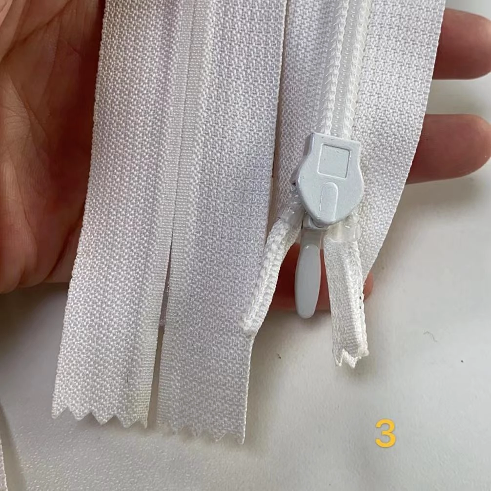 CYG OEM 고품질 3# 5# 숨겨진 지퍼 중국 공급업체의 옷 숨겨진 지퍼에 대한 맞춤형 보이지 않는 지퍼