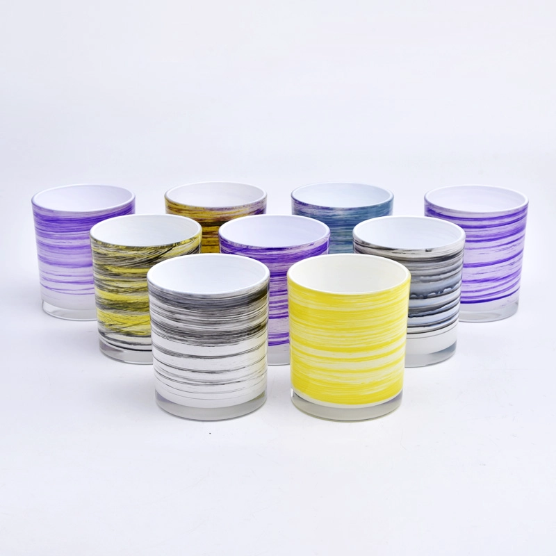 Scented candle glass tumbler candle vessels for home decor Scented candle glass tumbler candle vessels for home decor