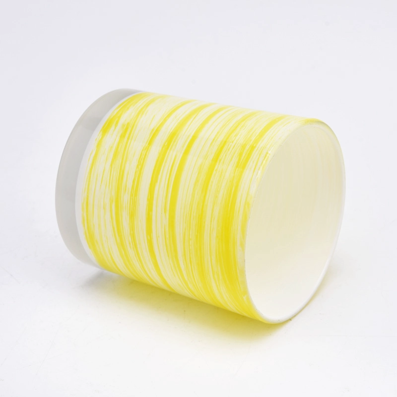 Vivid nice colorful glass candle vessels wholesaler