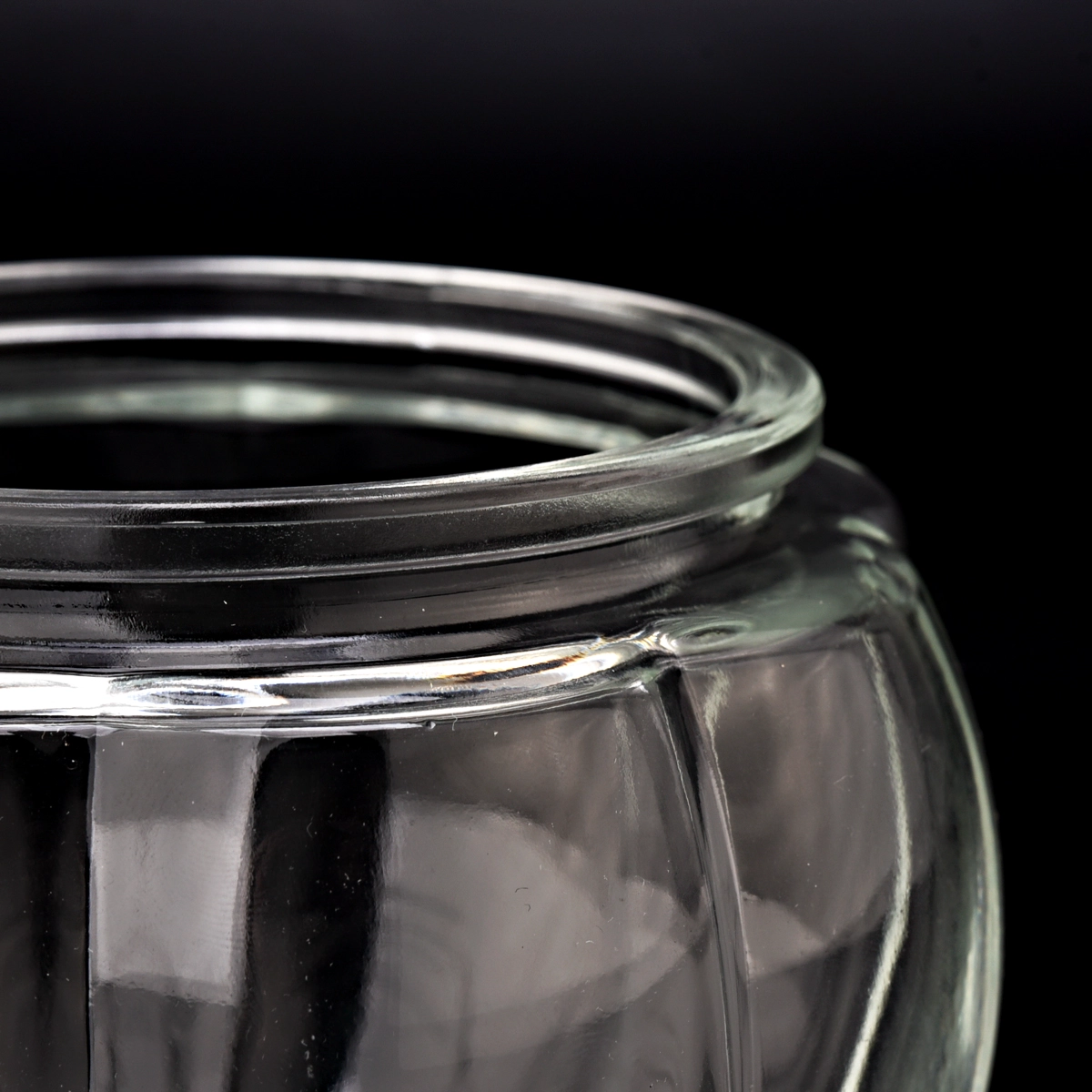 Pumpkin candle jars with lids candy containers wholesaler