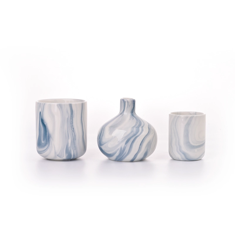 Marble Colored Ceramic Diffuser Bottle for home decor Marble Colored Ceramic Diffuser Bottle for home decor