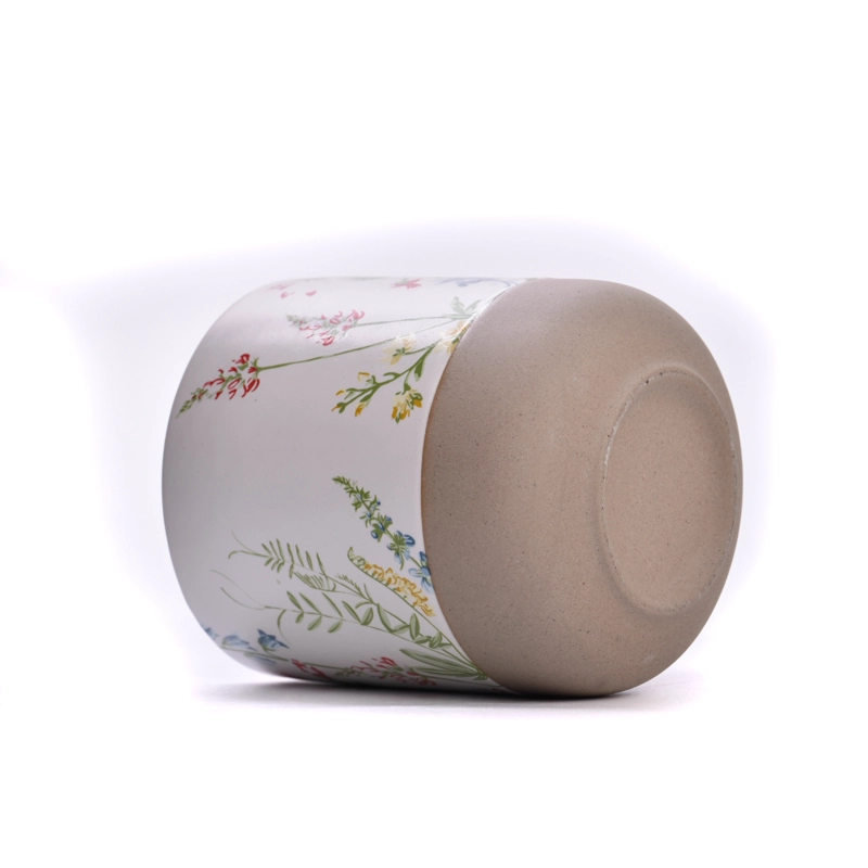 custom10oz ceramic candle jars manufacturer