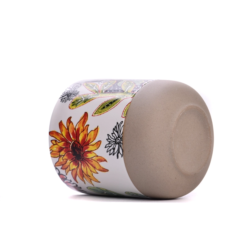 Home Decor Luxury Ceramic Candle Vessels for Wedding Decor