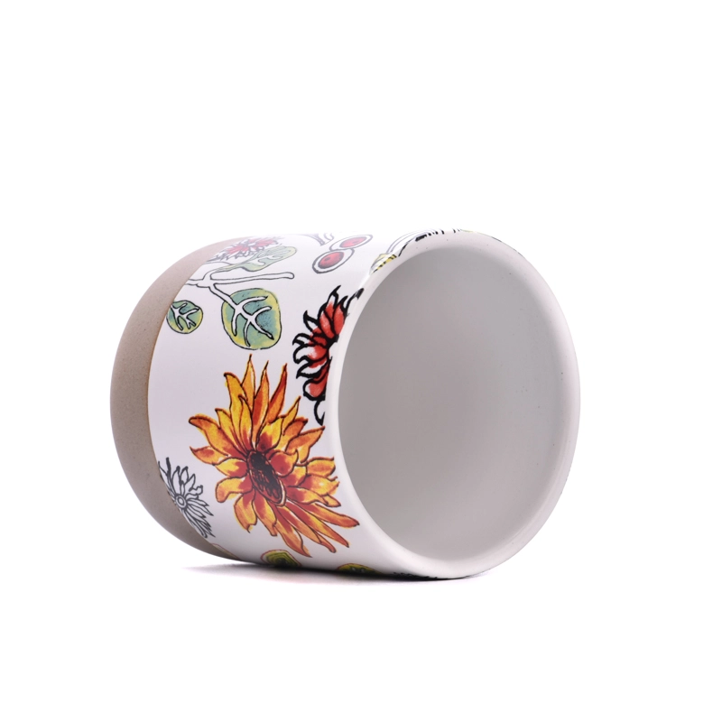 Home Decor Luxury Ceramic Candle Vessels for Wedding Decor