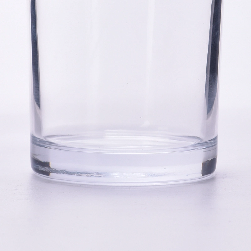 hot sale cylinder glass candle jars for 8oz candle filling