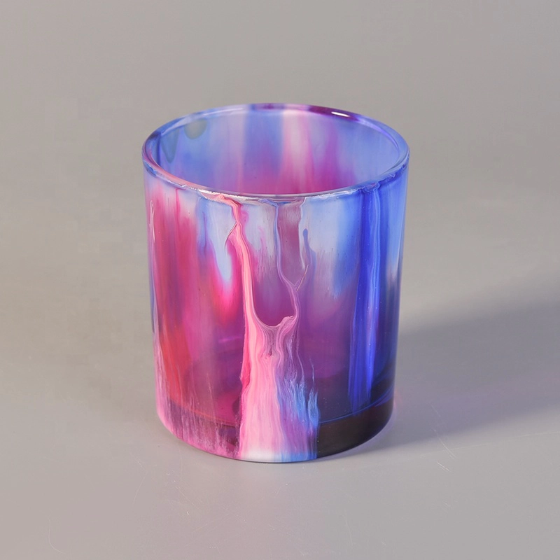 Customized hurricane Glass Candle container votive candle Holder party Decor Supplier