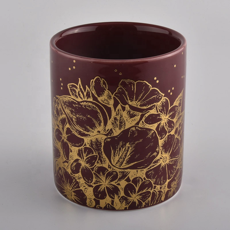 ceramic candle jars colorful container for candle making