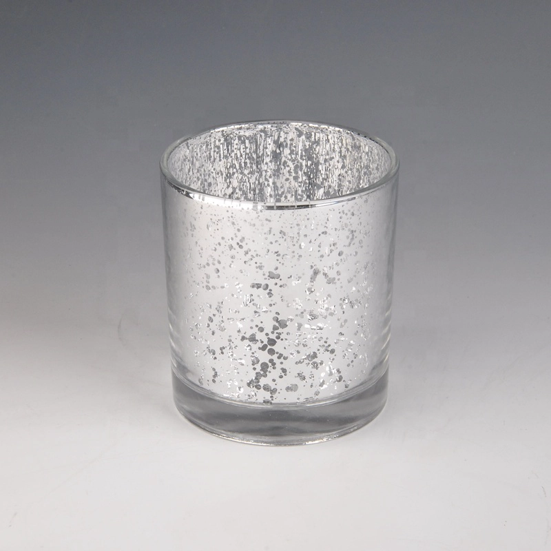 15oz Silver Mercury Glass Candle Holders Home Decor Wholesales