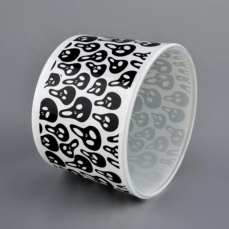 wide glass candle holders for 3 wicks candle