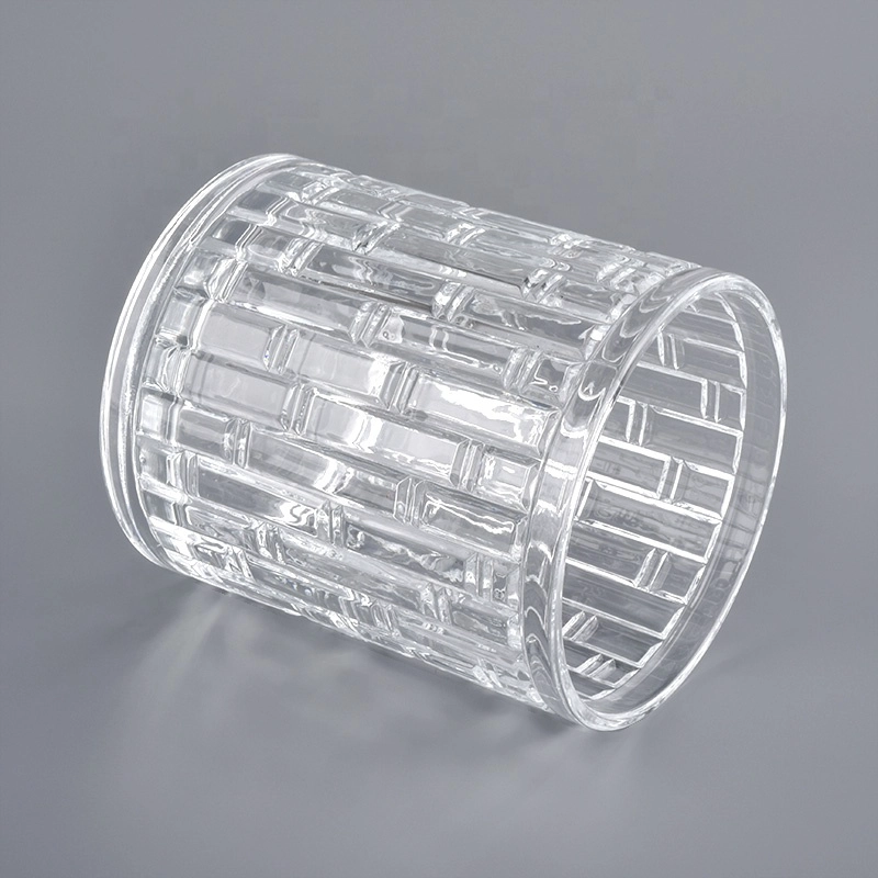 Cut Glass candle jars candle holder