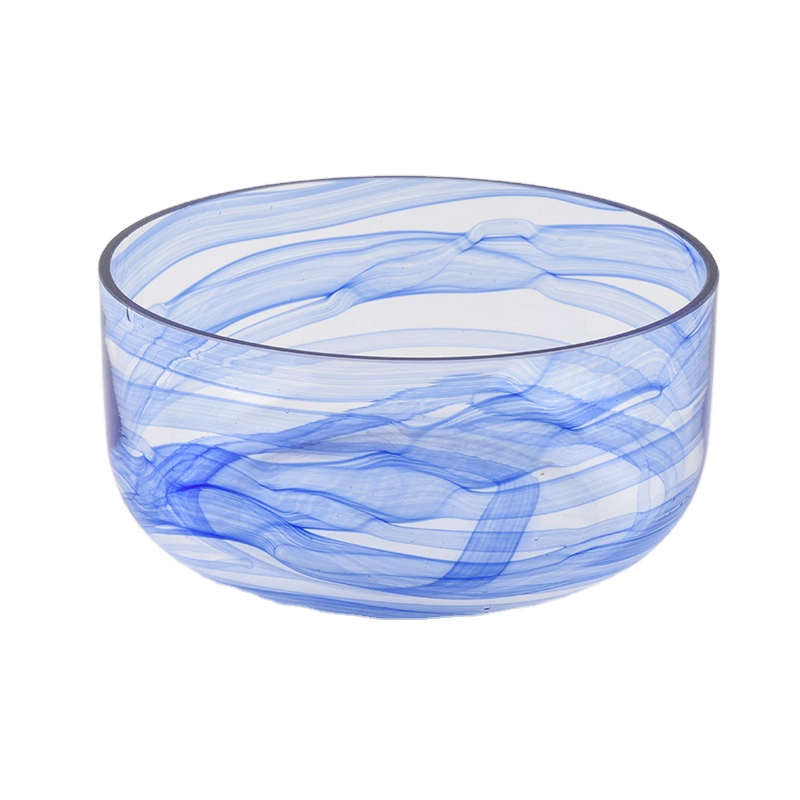 Supplier China clear empty 3 wick scented glass large candle jars