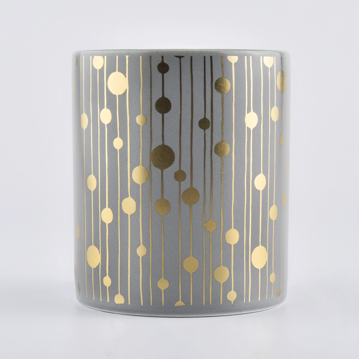 10oz cylinder ceramic candle holders wholesaler