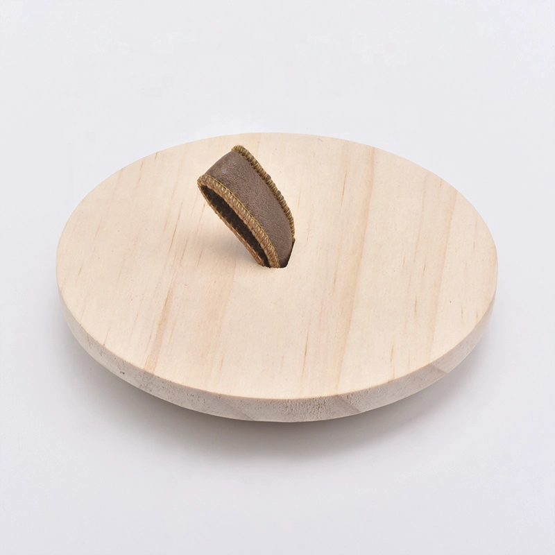 Custom wood lids for candle holder supply