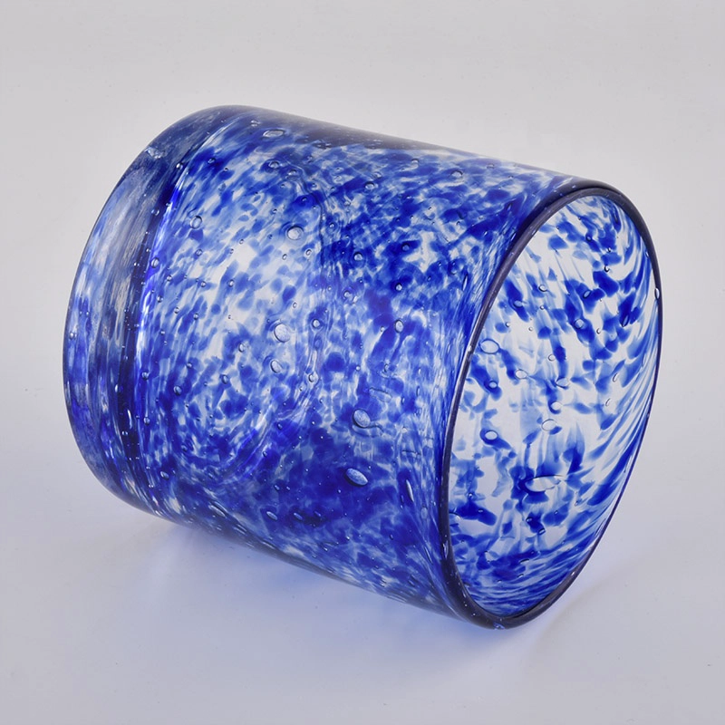 Manufacturer unique crystal empty tealight glass candle holder 6 oz 8 oz