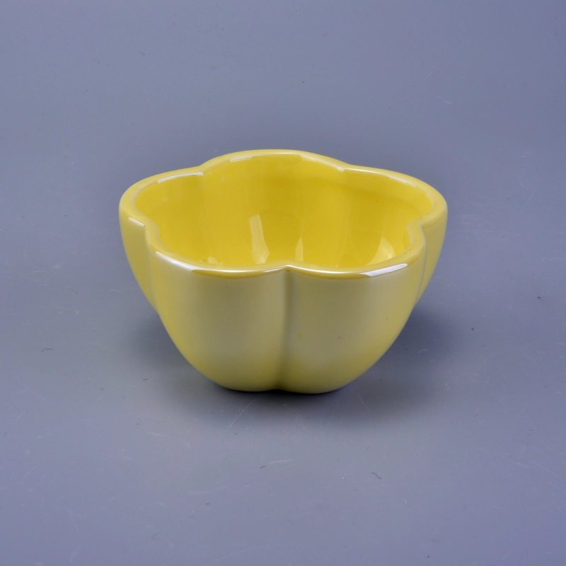 flower design tealight small ceramic candle holders