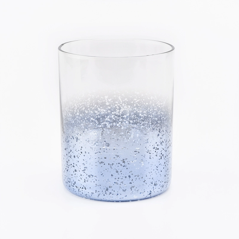wholesale light blue mercury glass candle holders