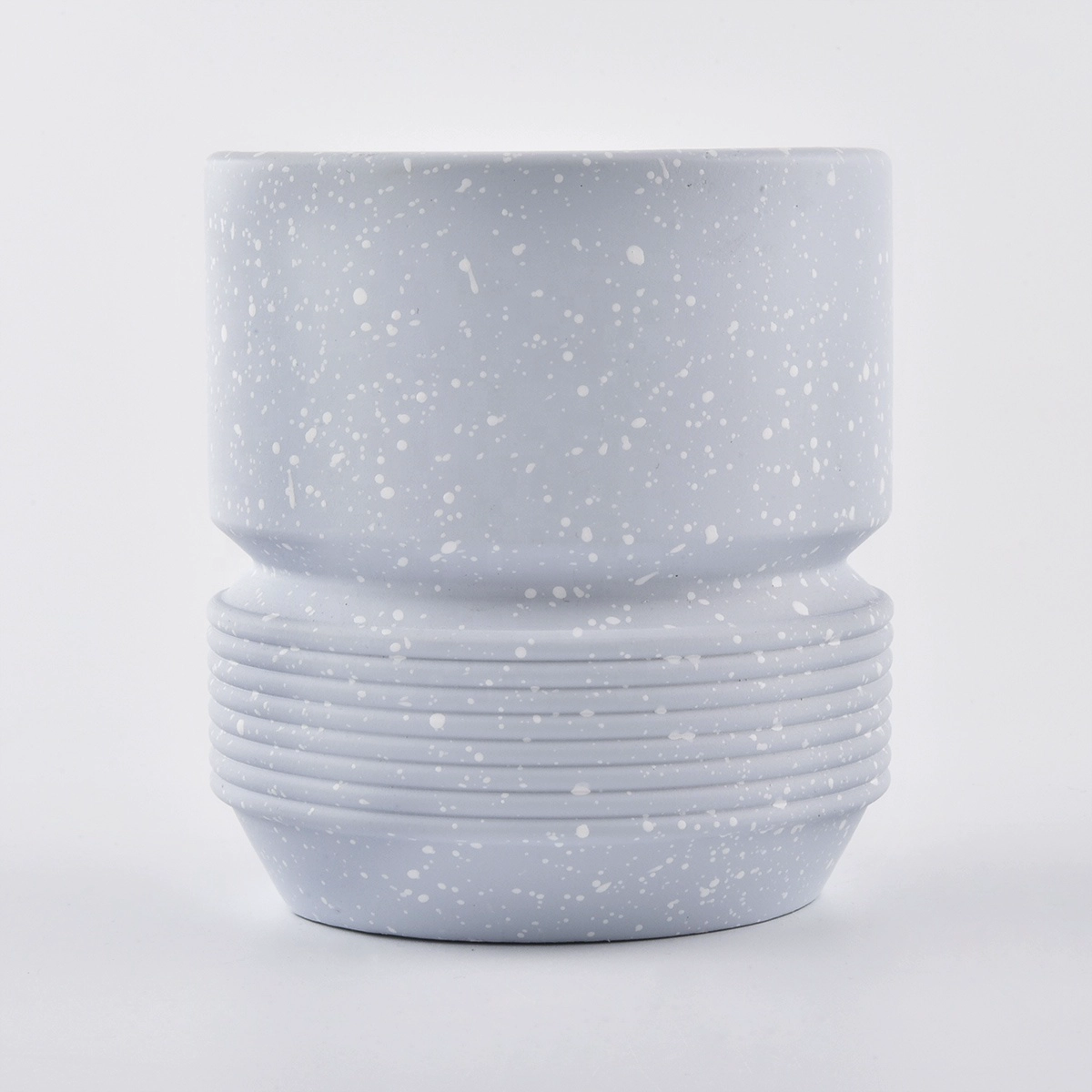 410ml colorful concrete candle holders for home decor