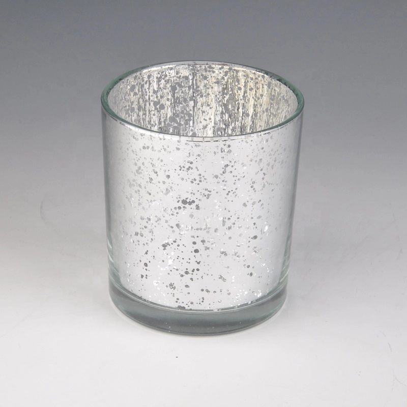 15oz Silver Mercury Glass Candle Holders Home Decor Wholesales