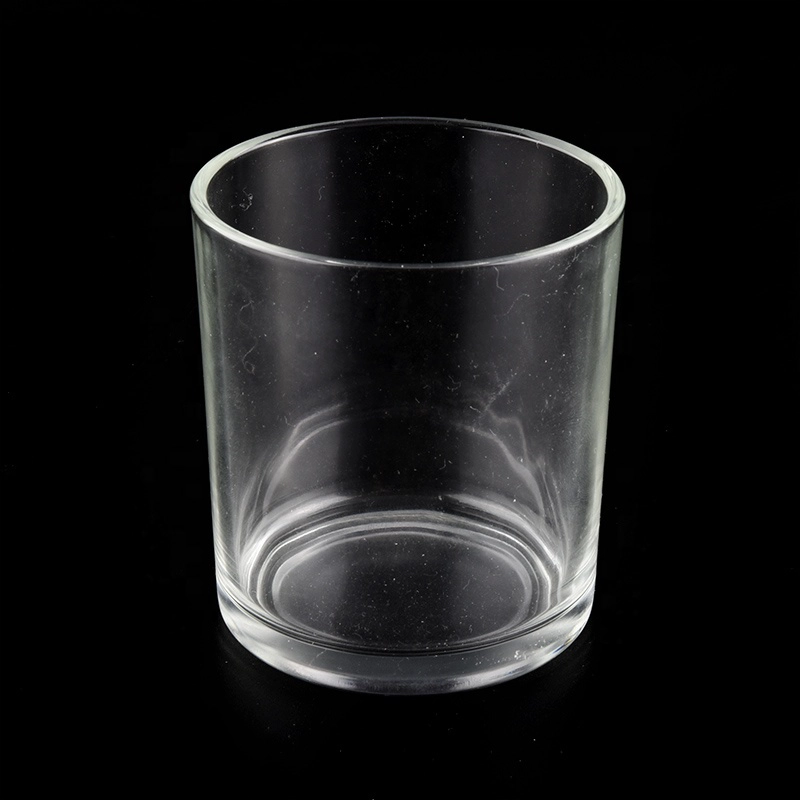 high white glass cylinder shape candle holders