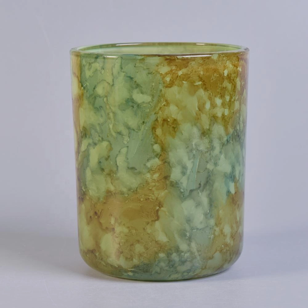 Sunny new design Luxury glass candle jar holder 10oz 20oz