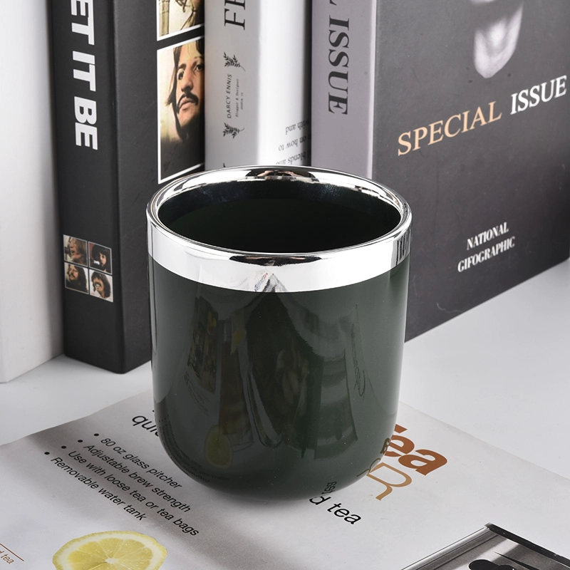 decorative ceramic scented candle jars