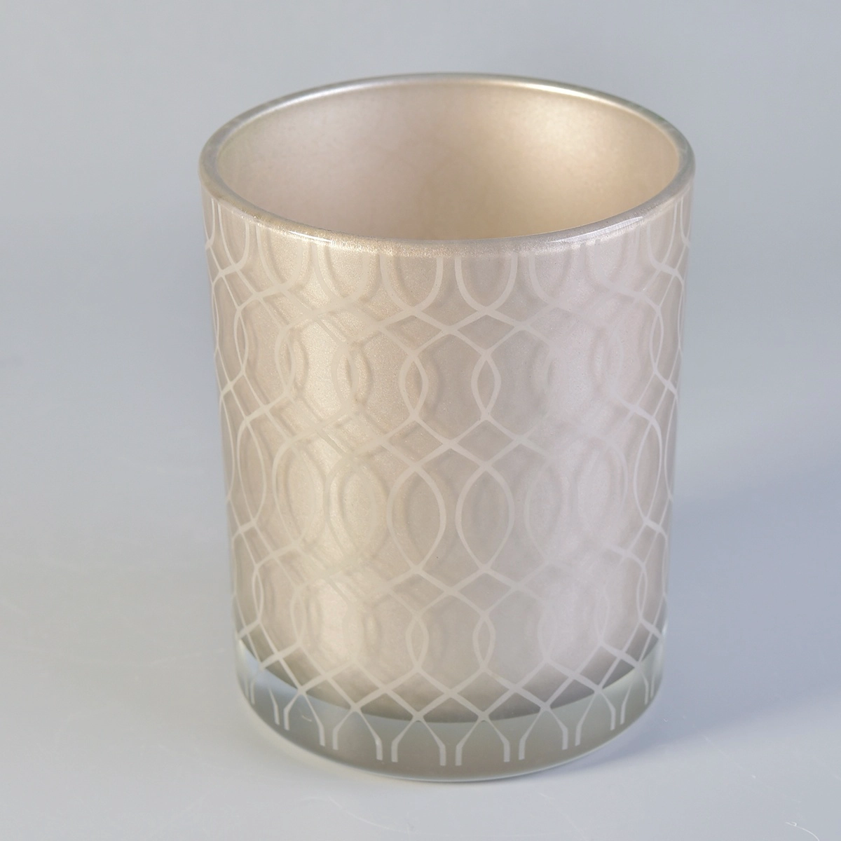 Hot sales tealight custom cylinder glass holder for candle making