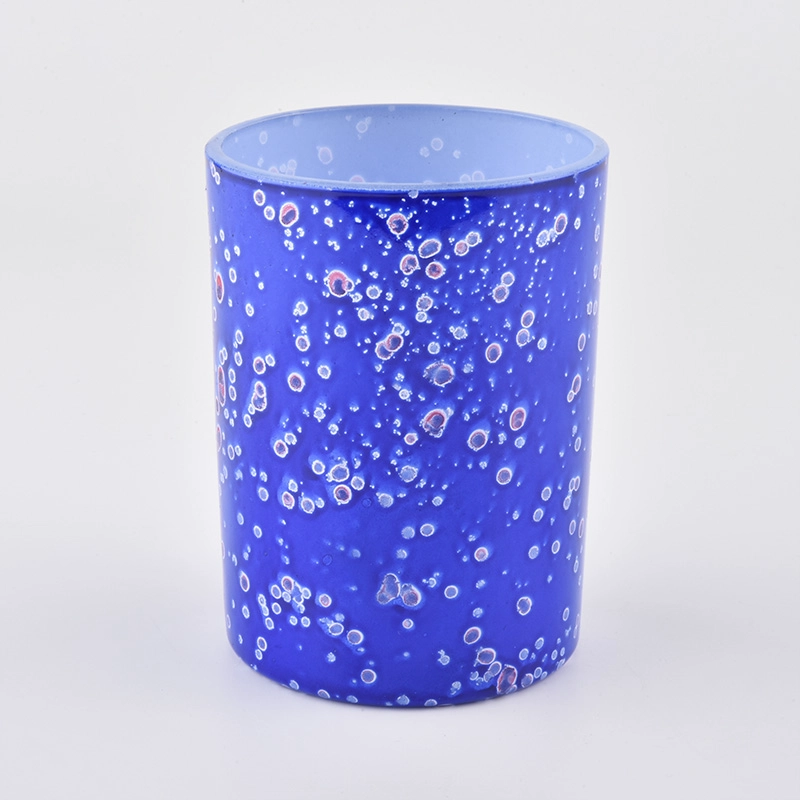 9oz mercury glass empty candle jars