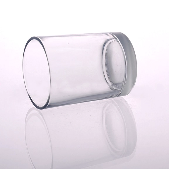 cylinder glass vessel for candles, 12 OZ candle jar