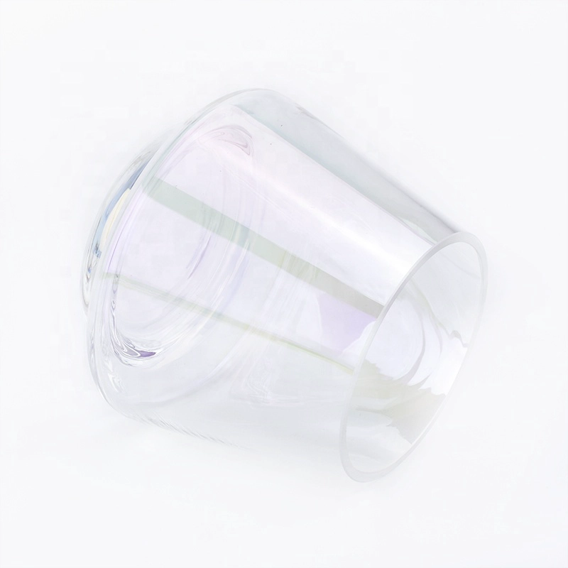 iridescent glass candle holders for custom designs