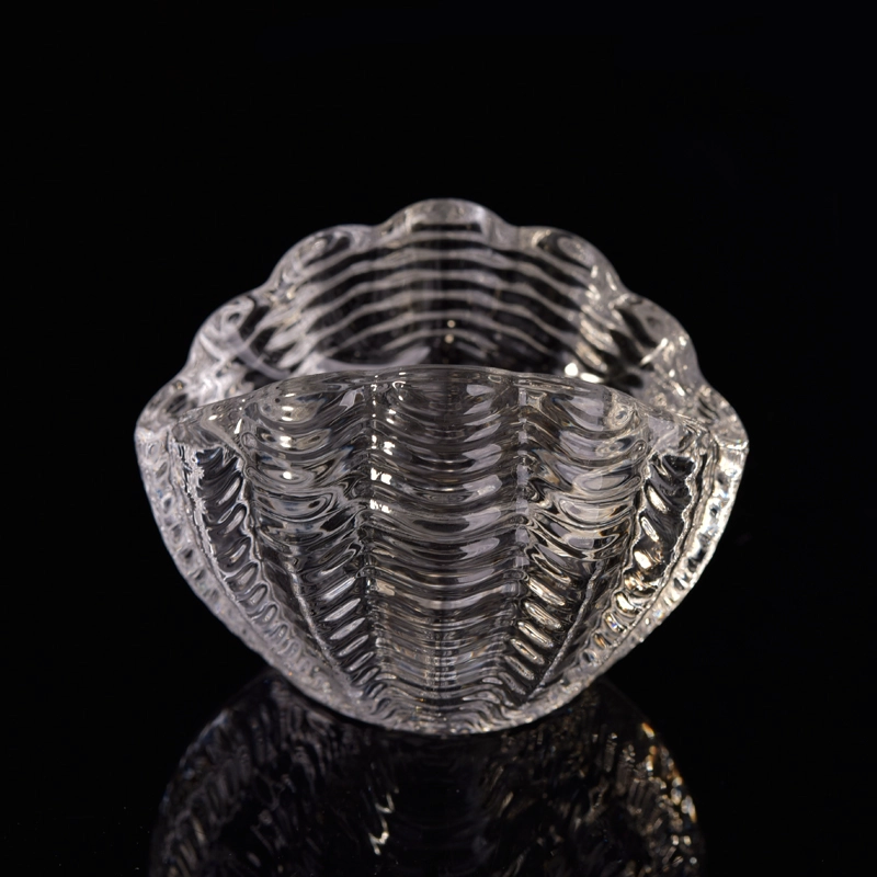 Seashell glass candle holders coast home decoration wholesale