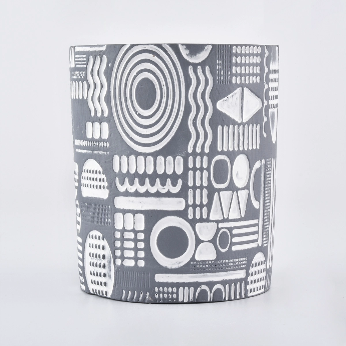 unique cement candle vessels wholesale