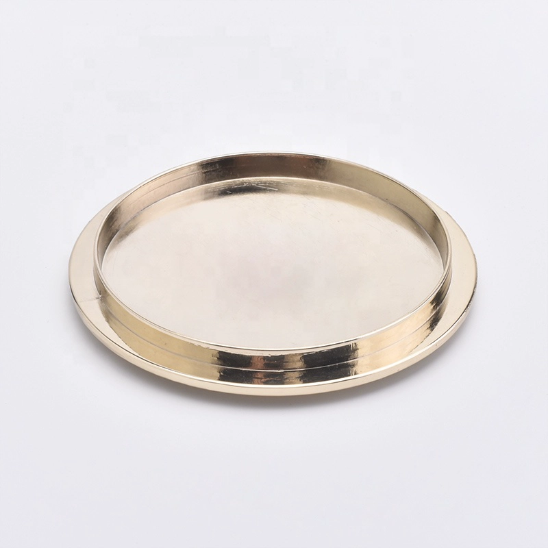 wholesales candle holder lids jar cover with electroplating colors