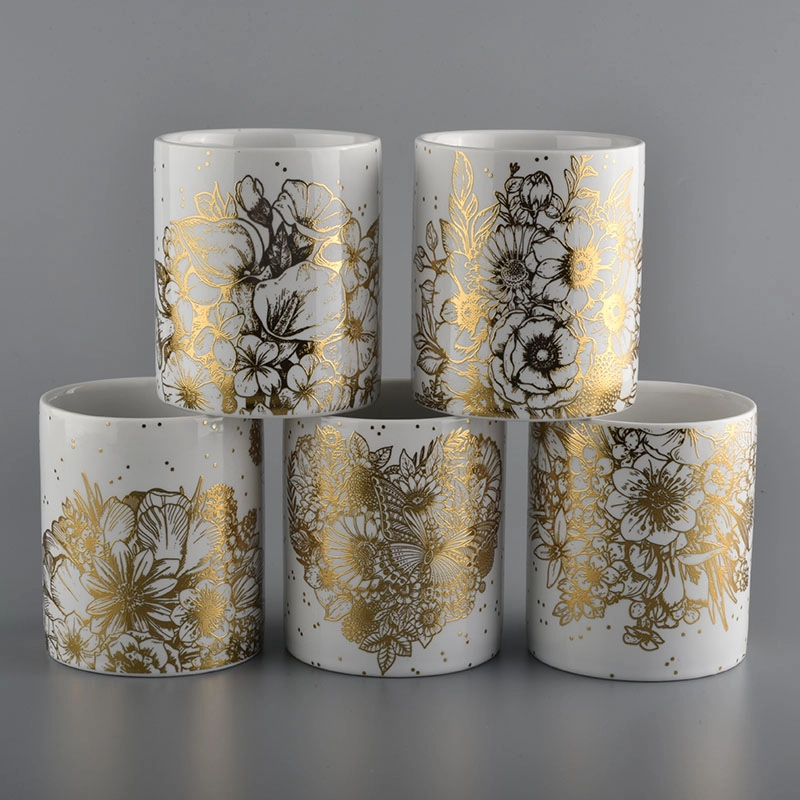 candles container ceramic jars for soy wax