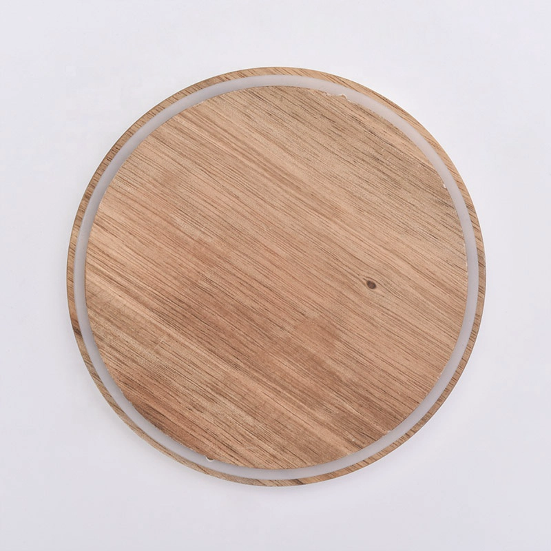 Round Wooden Lids for 10oz Candle Holders Wholesales