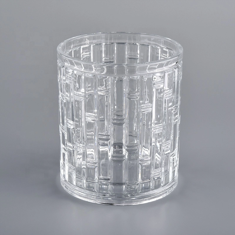 Cut Glass candle jars candle holder